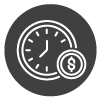 time and money icon