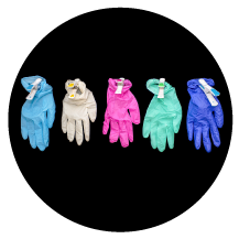colourful glove
